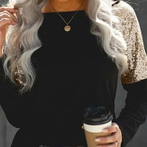 Sequin top